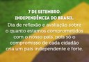 Feliz 7 de Setembro, dia da Independência do Brasil!